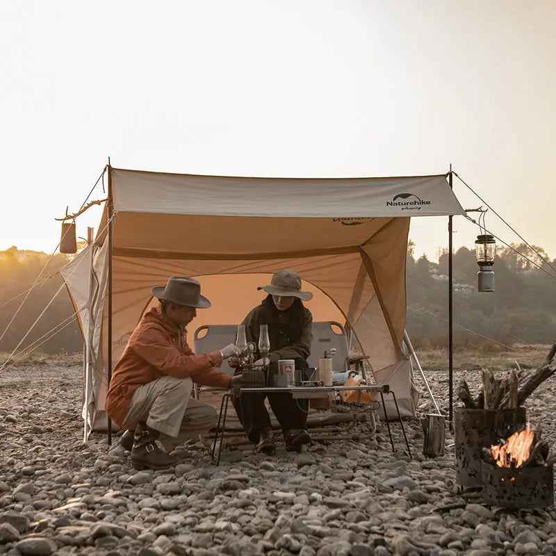 Naturehike GEN 4.8 tente glamping 2 places beige coton