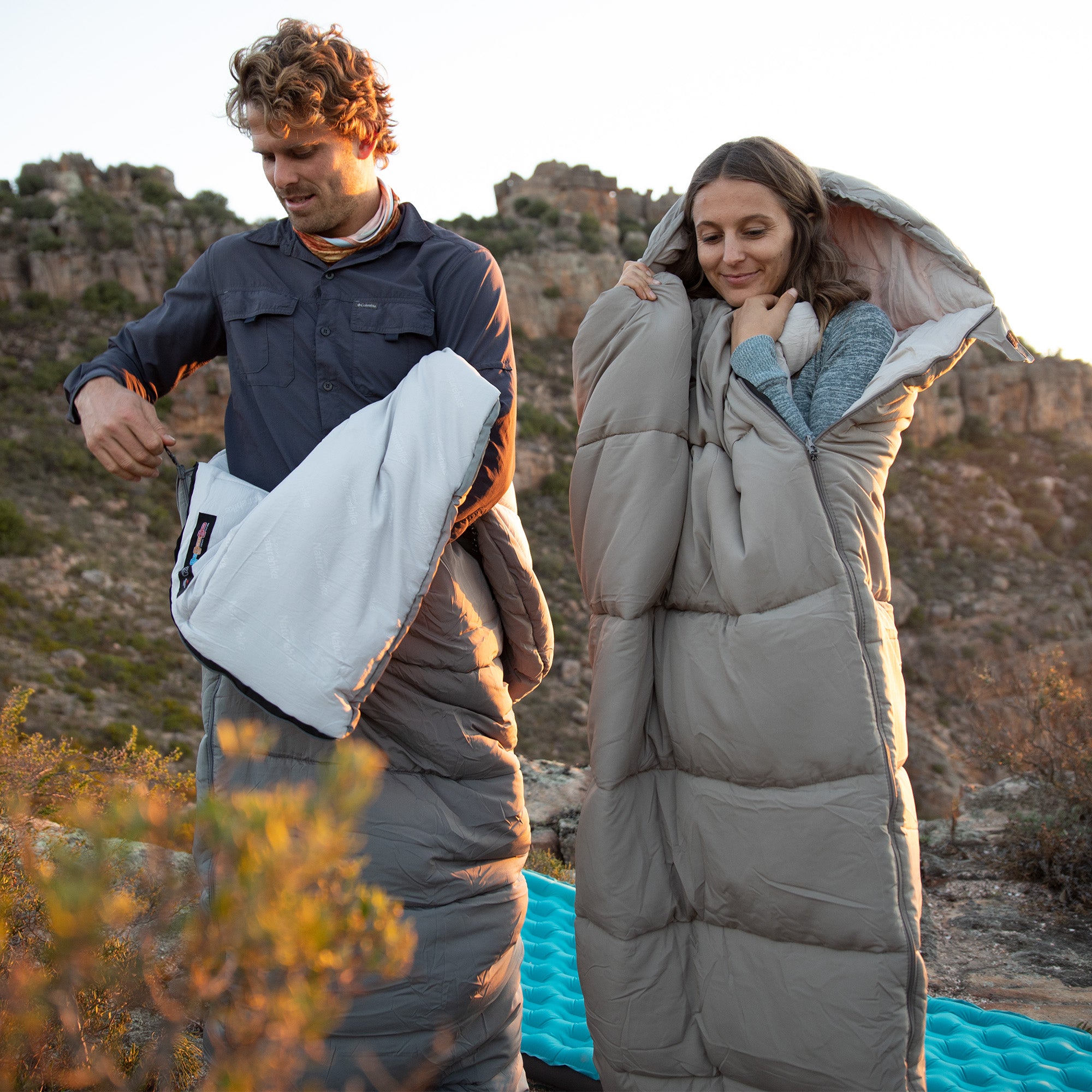 Naturehike SunTherm M180 sac couchage synthétique 12°C Gris