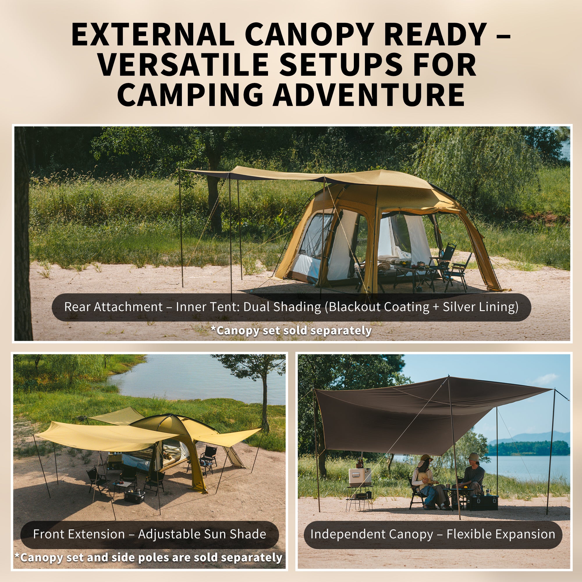 Naturehike Dune 10.9 Pro tente 4 personnes chauffante
