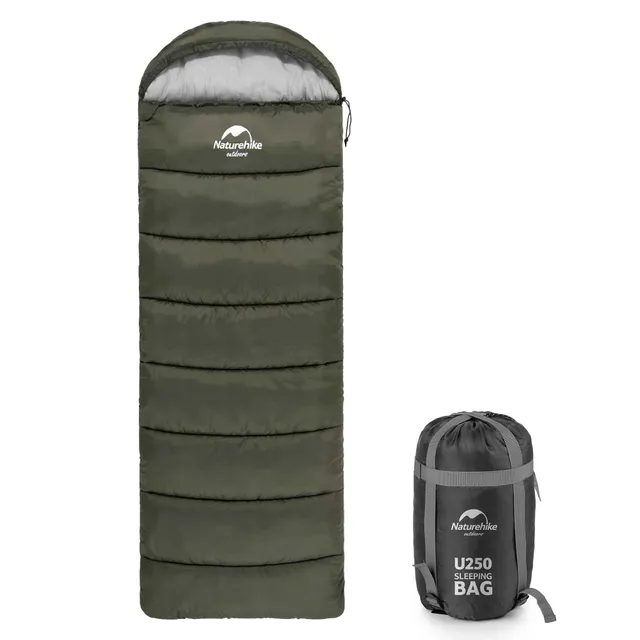 Naturehike Solora U250S sac couchage 0°C vert capuche