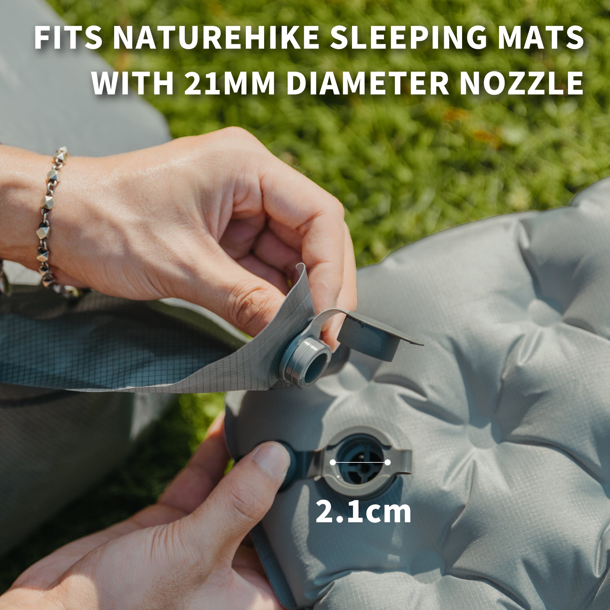 Naturehike Tuye Yugu sac pompe 80x43 cm embout 21 mm