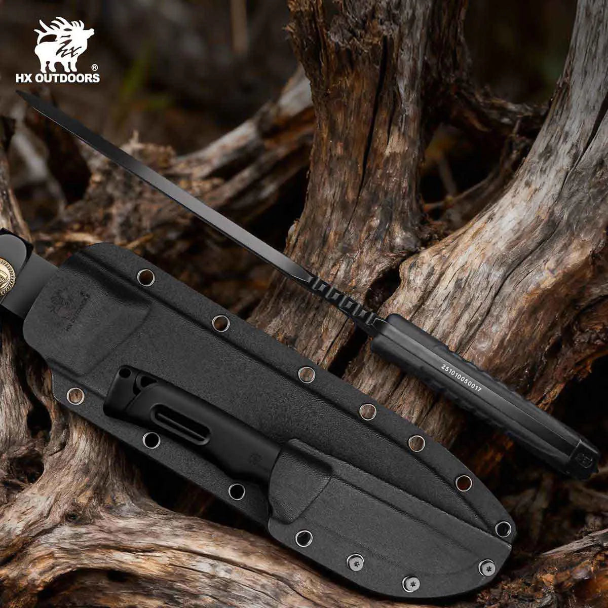 HX Nightstalker Plus D-348 chopper DC53 lame 21,5 cm G10