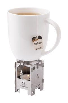 Bushcraft Essentials EDCBox Micro Stove réchaud inox poche