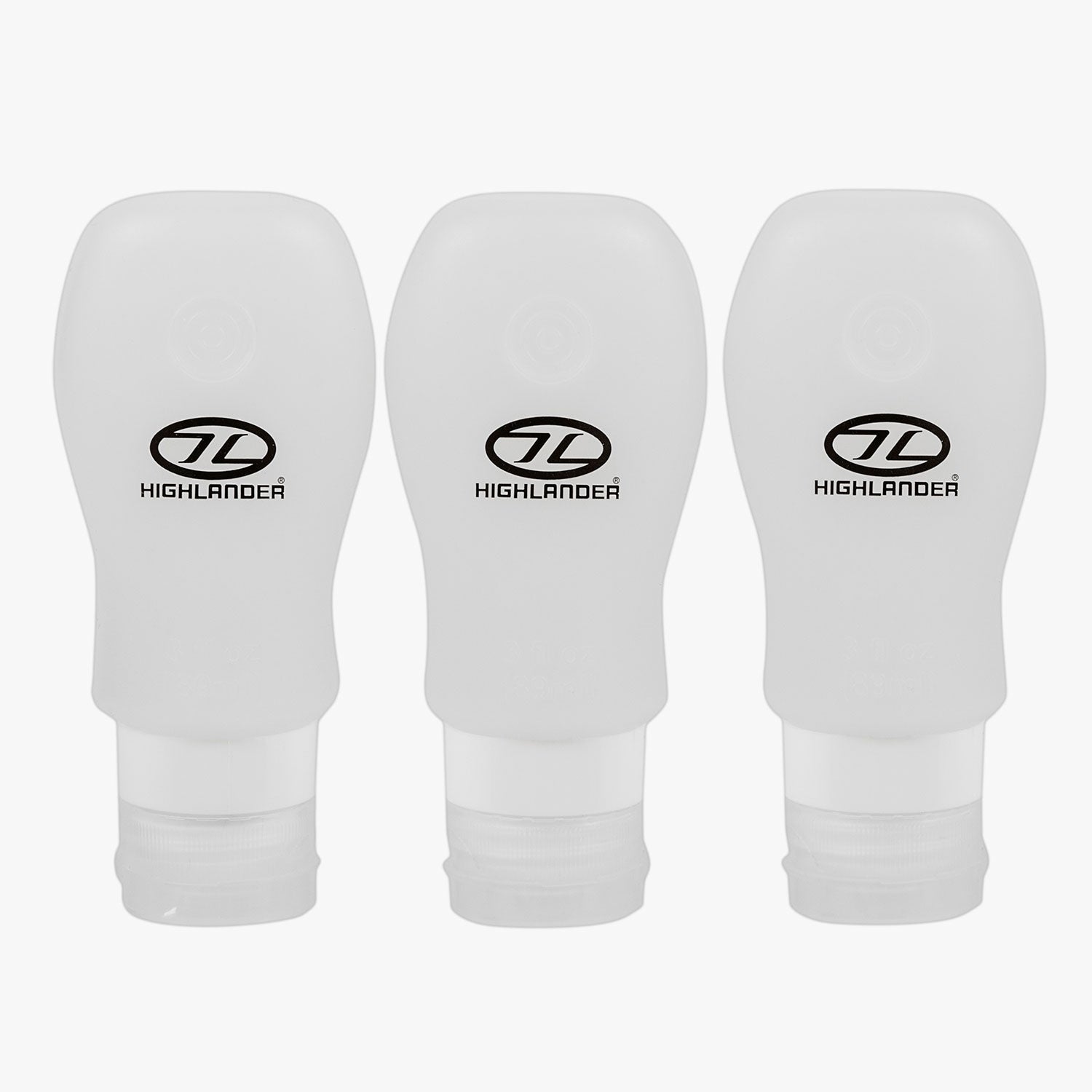 Highlander Flacons Voyage Silicone Rechargeables Lot 3 Avion
