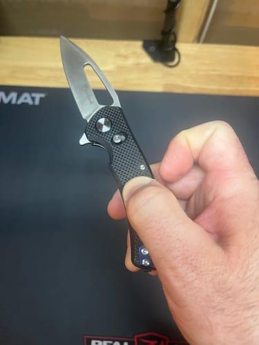HX Voyager ZD-091S couteau pliant D2 manche G10 noir