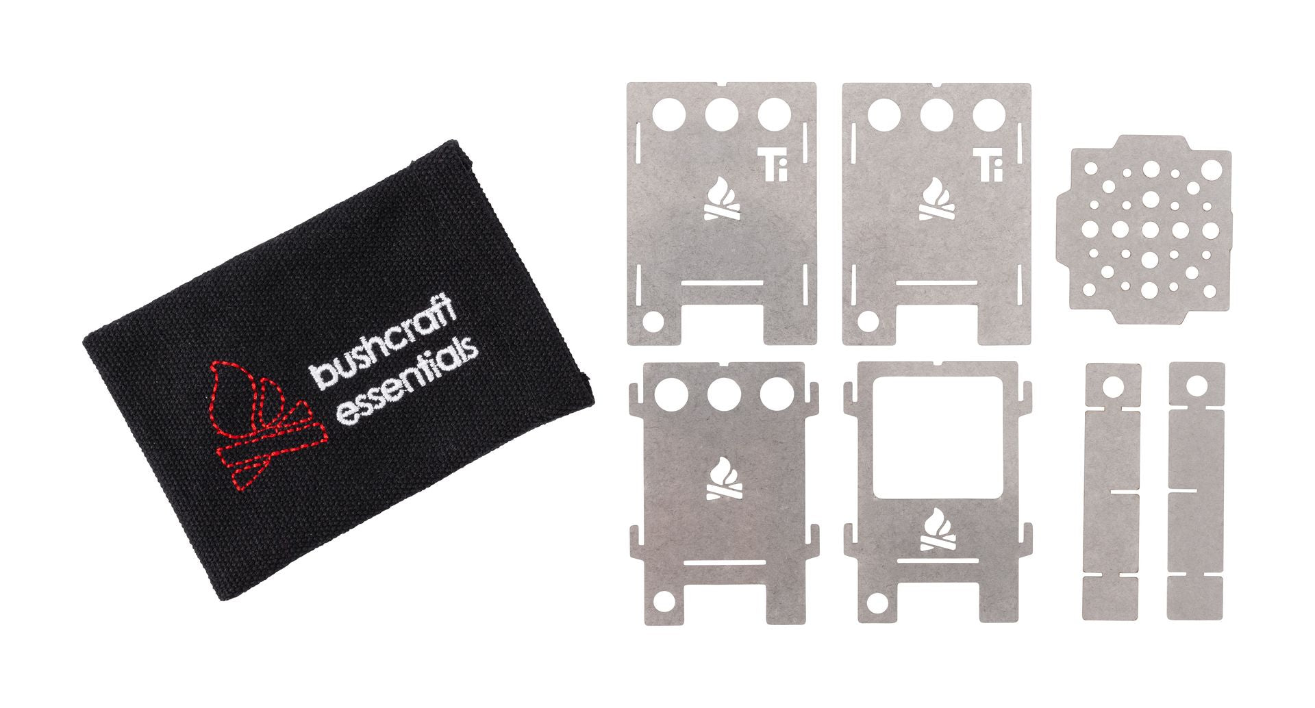 Bushcraft Essentials EDCBox Mikrokocher Réchaud titane 41 g