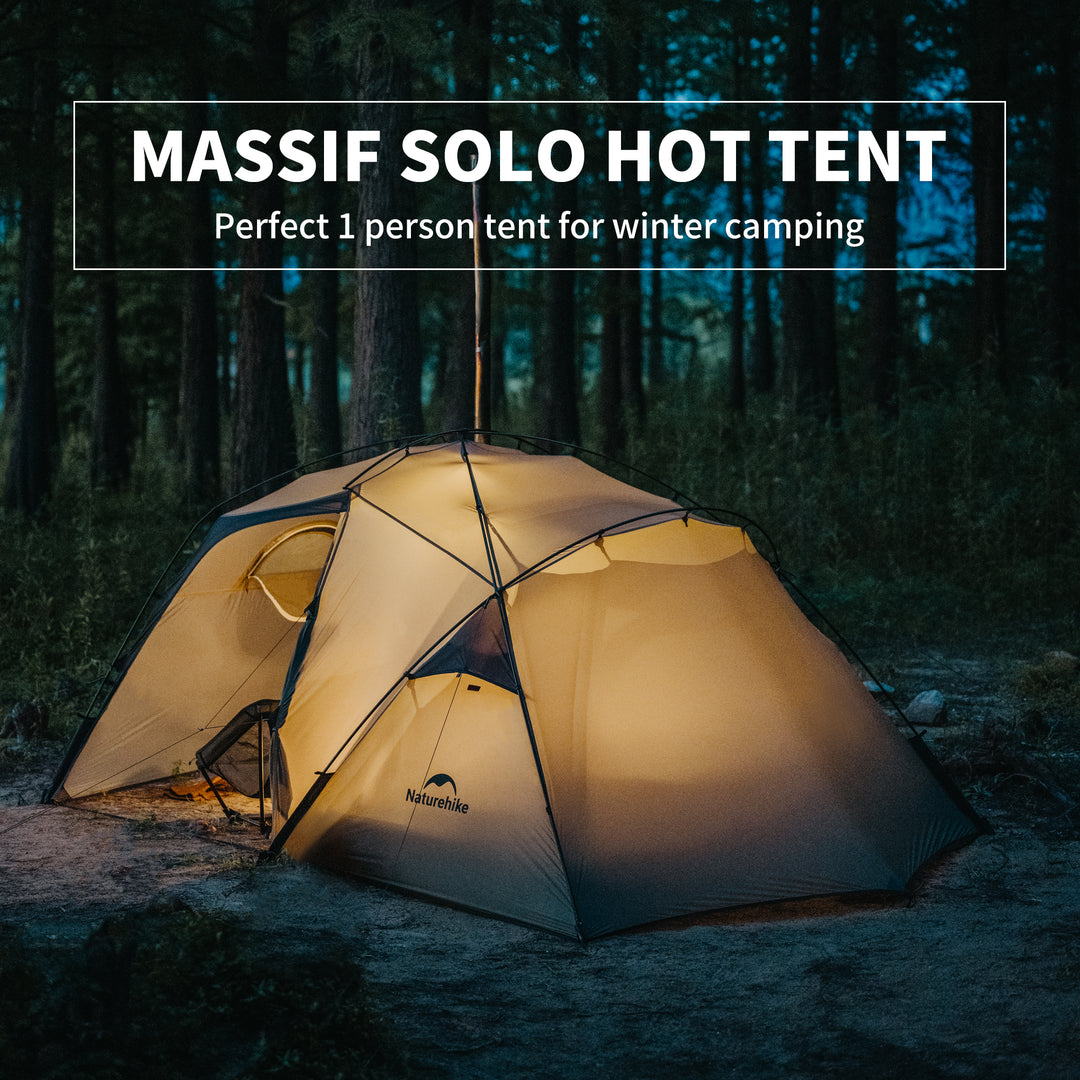 Naturehike Massif Solo tente chauffante 2 personnes