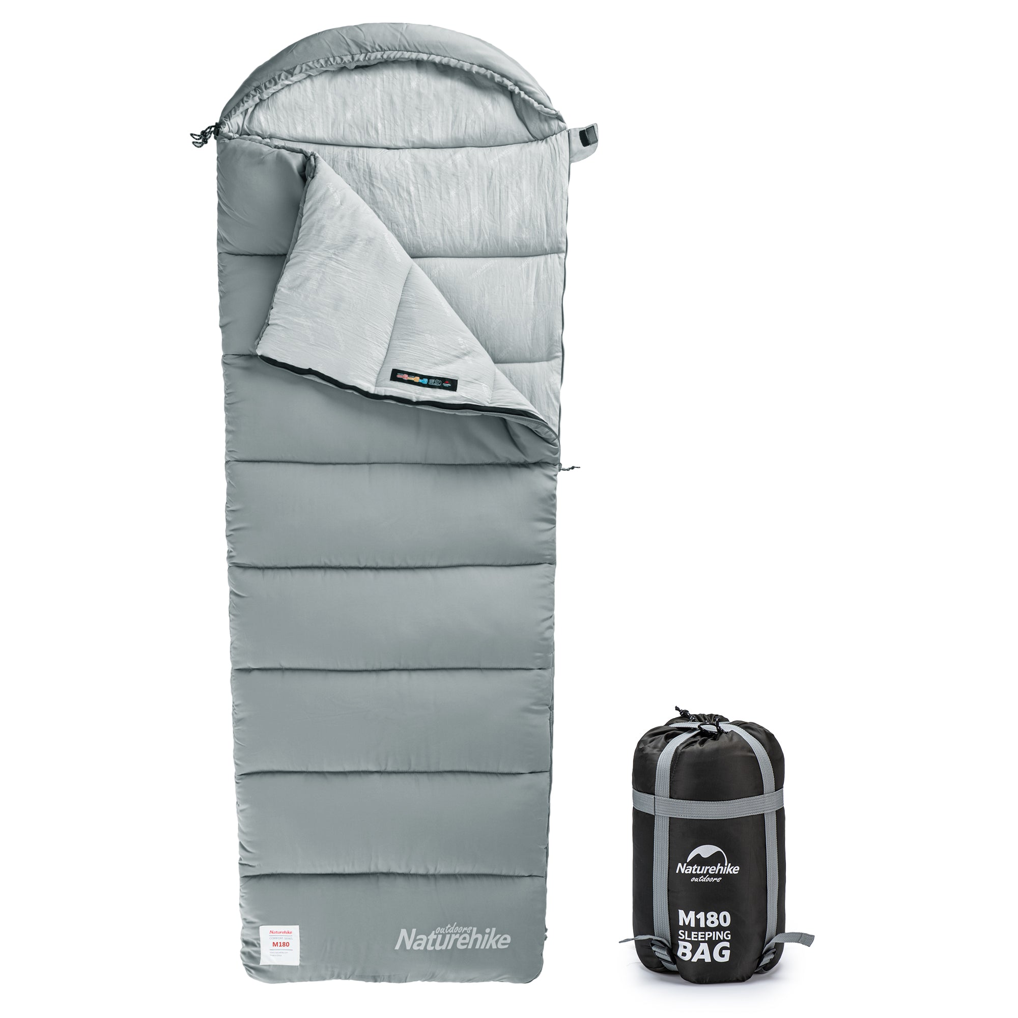 Naturehike SunTherm M180 sac couchage synthétique 12°C Gris